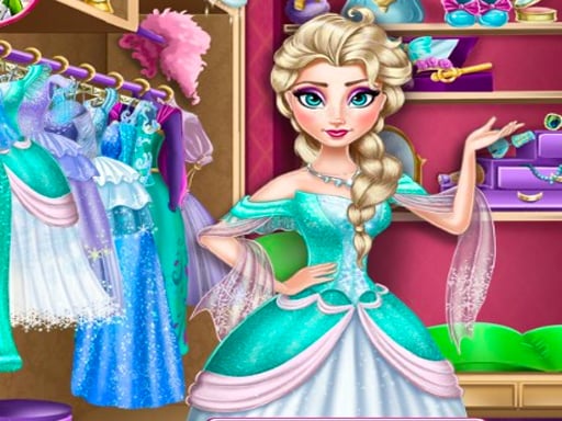 Barbie Elsa And Anna Dress Up